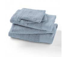 5-delige handdoekenset grijsblauw (500g/m²)